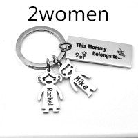 Unisex Stainless Steel Pendant Keychain Titanium Steel Pendant Gift For Boys And Girls Durable Accessory Style