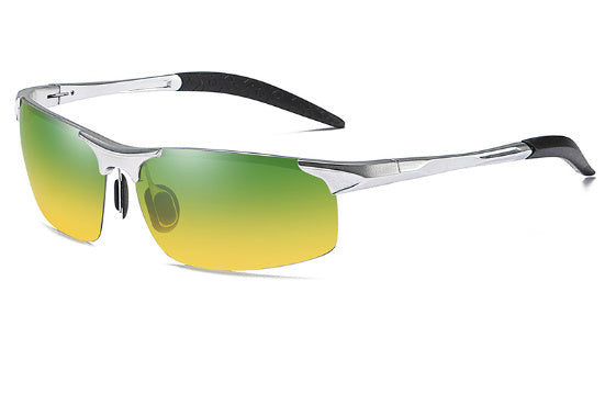 Polarized Sunglasses Aluminum Magnesium Frame For Driving Cycling Fishing Travel Outdoor Sports With UV Shield