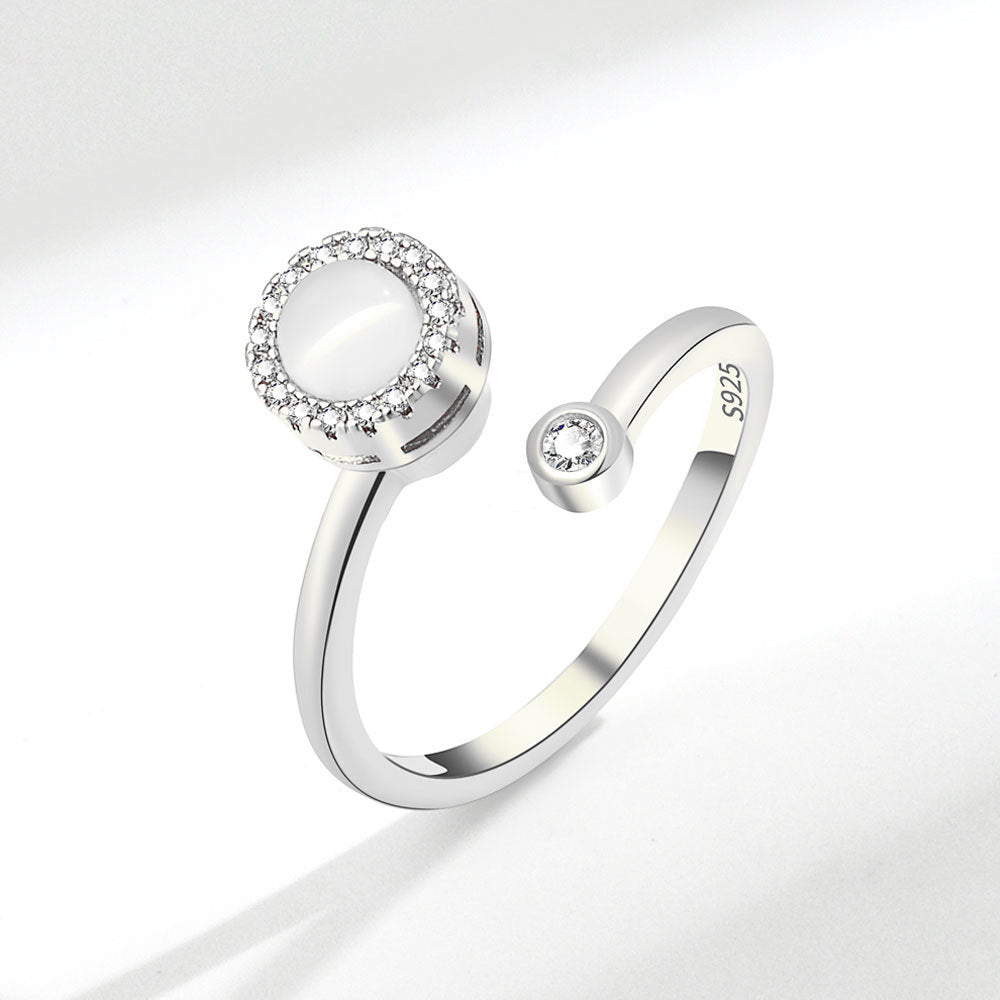 Simple Fashion Ring for Women Adjustable Gold Tone Jewelry