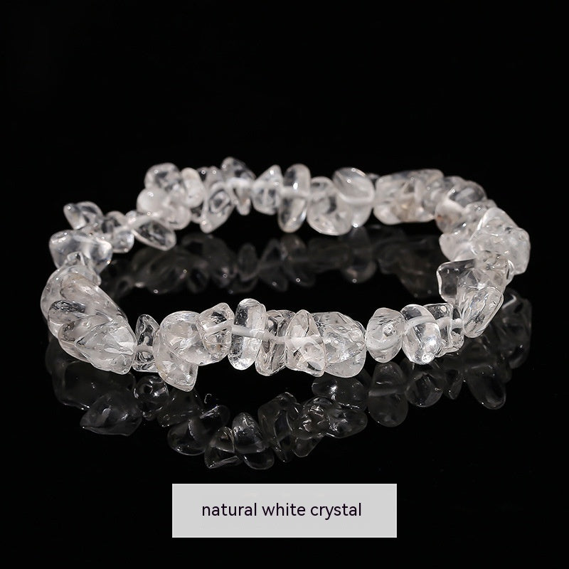 Handmade Natural Crystal Gravel Bracelet Agate Aventurine Irregular Chips Bracelet Women Unique Jewelry Gifts