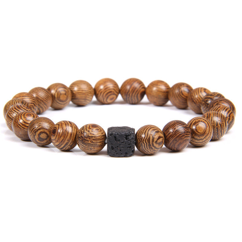 Unisex Frosted Yellow Tiger Eye Natural Stone Bracelet Fashion Gemstone Jewelry 19cm Adjustable For Men And Women