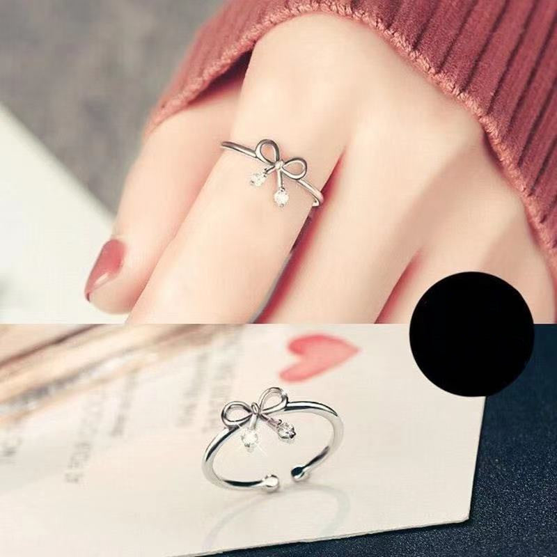 Women's Open Ring With Hollow Heart Design And Geometric Electroplated Alloy Adjustable Statement Ring Perfect