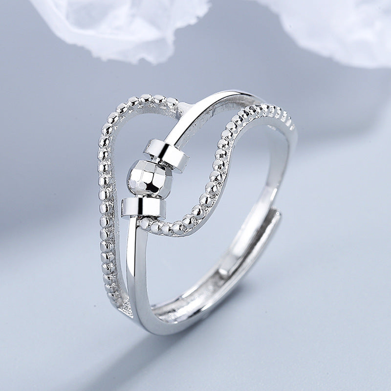 Rotating Anxiety Relief Ring Copper Womens Fashion Accessory For Stress Reduction Jewelry For Everyday Now Pro