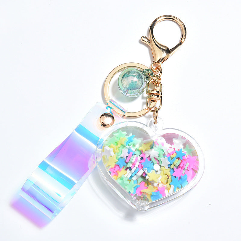Heart Keychain Peach Heart Design Zinc Alloy Keyring For Keys And Bags Fashion Accessory Cute Durable Portable Keychain