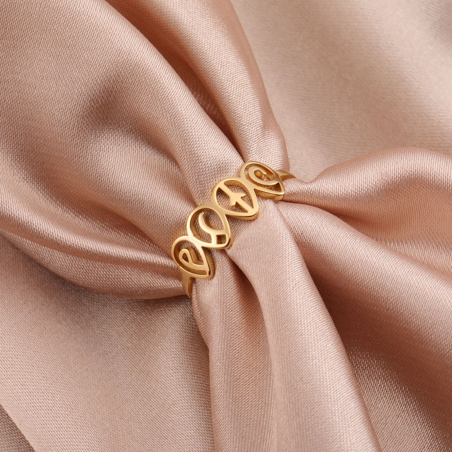 Unisex Titanium Steel Open Mouth Ring Planet Earth Water Fire Inspired Jewelry Band Ring For Men Daily Wear Style