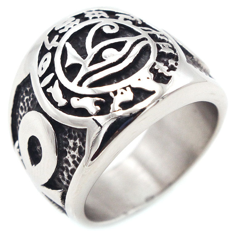 Eye Of Horus Stainless Steel Ring