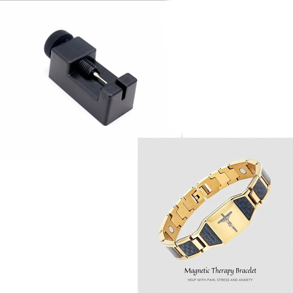 Mens Womens Copper Magnetic Cross Totem Bracelet Religious Jewelry Gift for Men Women Anniversary Opening Ceremony