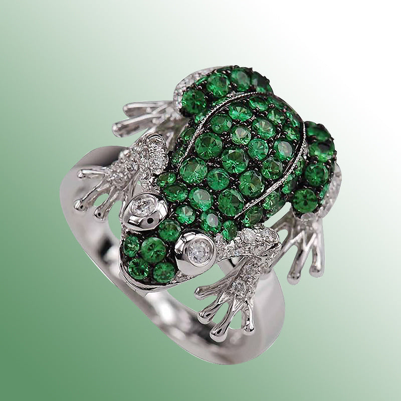 Geometric Alloy Ring With Inlaid Gemstones European Fashion Jewelry Elegant For Her Modern Sparkling Accessory