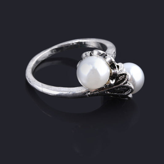 Ladies Star Ring Adjustable Alloy Gold Plated Gemstone Inlay Fashion Ring For Women Retro Star Design Jewelry Charm