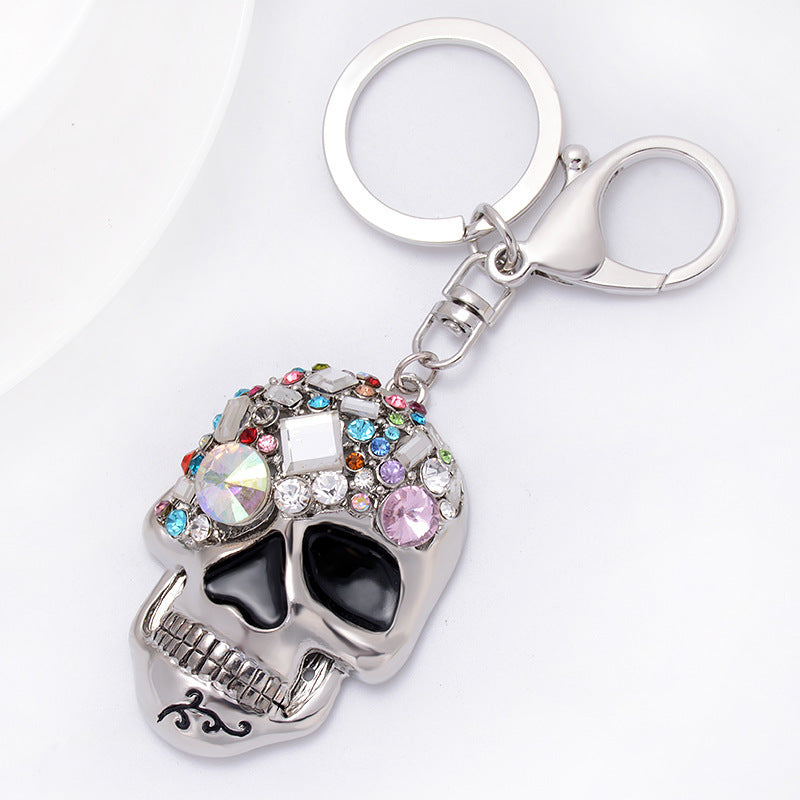 Unisex Alloy Skull Keychain Design Creative Skull Accessory For Men And Women Bag High Quality Metal Durable Finish