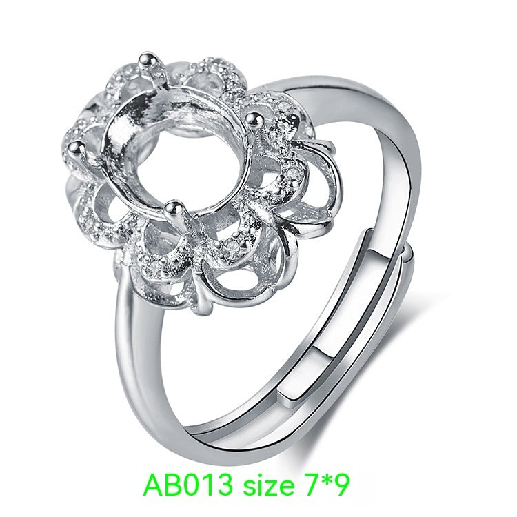 Womens Adjustable Heart Ring With Open Design And Silver Plated Frame For Elegant Wear For Everyday Wear Gifts Now