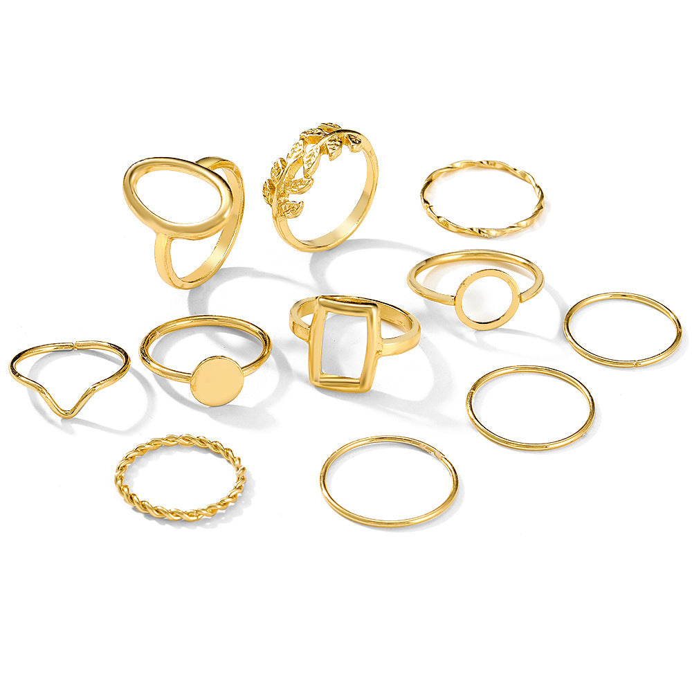 Knuckle Ring Vintage Snake Elephant Alloy Rings Set Unisex Shape Fashion Jewelry Durable Statement Finger Ring