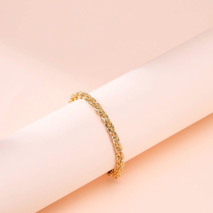 Geometric Alloy Metal Bracelet For Women Fashion Jewelry