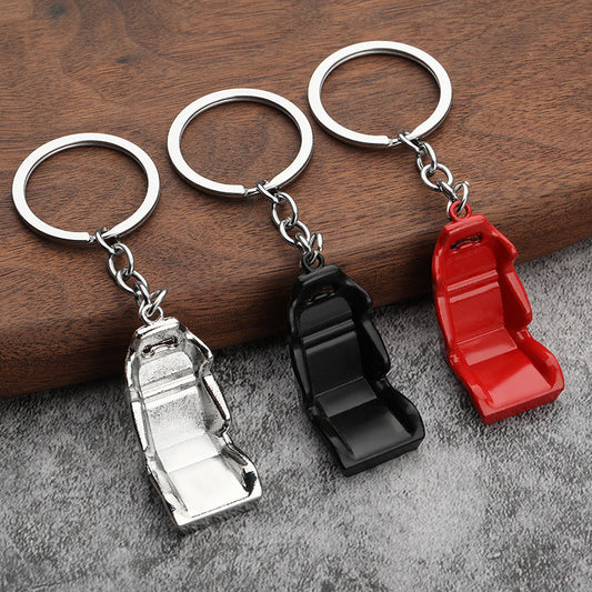 Car Key Chain Zinc Alloy Creative Metal Key Ring Auto Accessory Stylish Key Holder For Car Keys Durable Quality Use