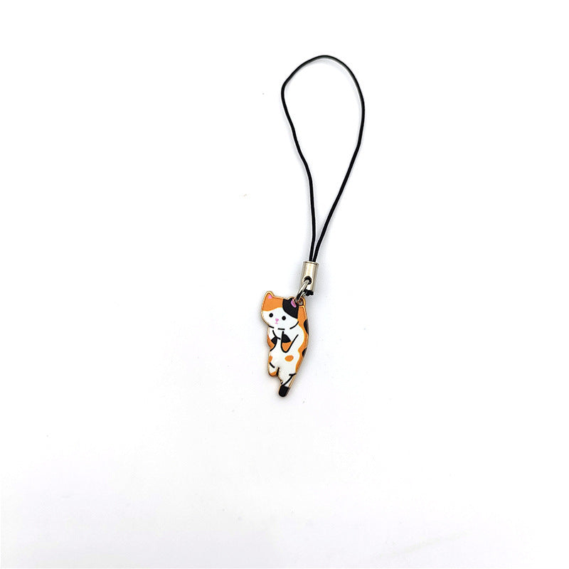 Cute Kitty Pendant Keychain Cat Design Charm For Phone Accessories And Cat Lovers Gift Ideal Gift For Cat Fans