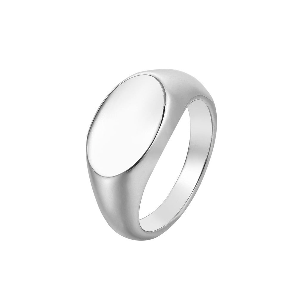 Korean Version Of Glossy Ins Cold Wind Men's And Women's Rings