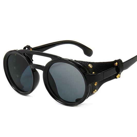 Vintage Round Sunglasses UV400 Protection Sun Glasses High Visible Light Transmission Durable Frame Includes Case