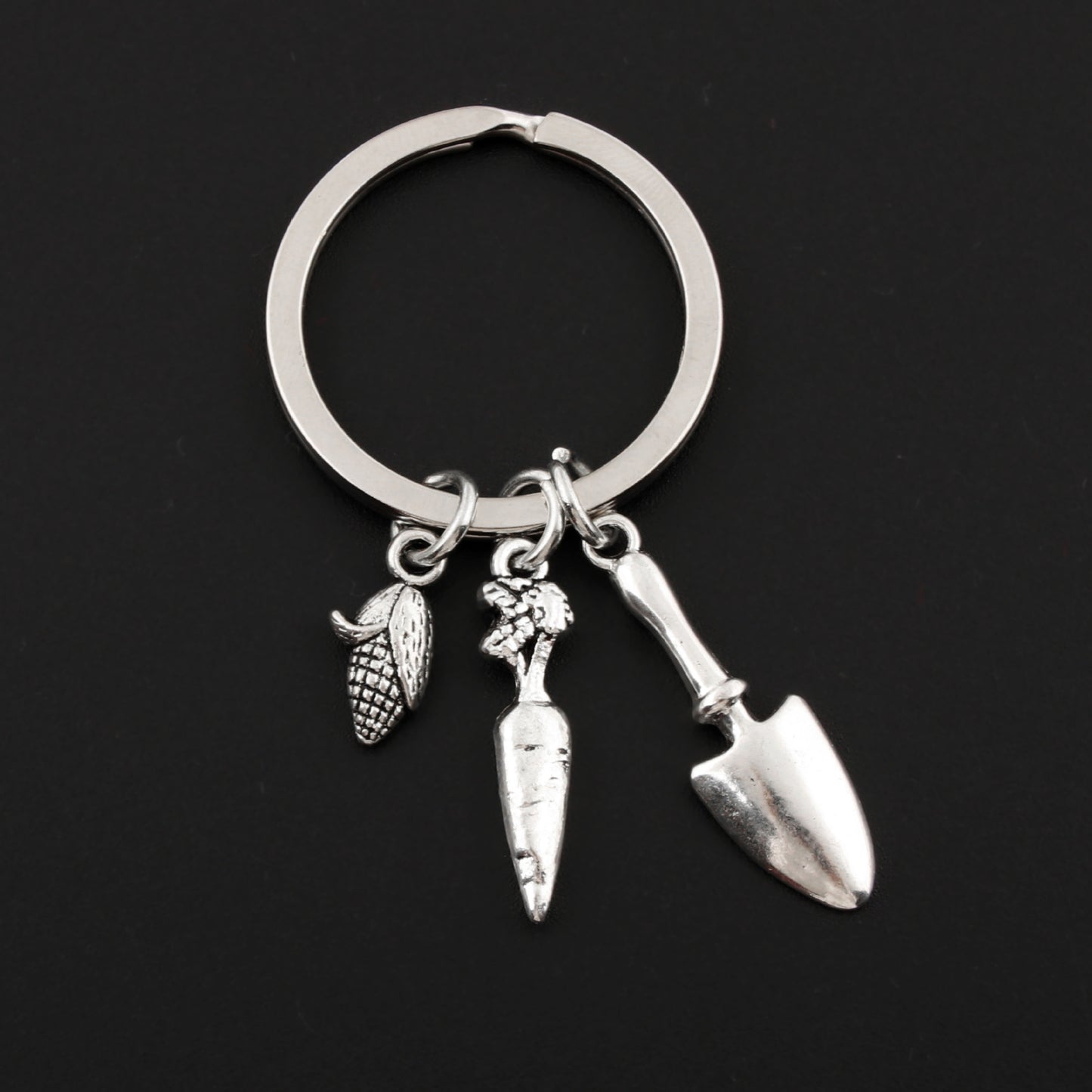 Gardener Keychain For Women Gardening Gift Antique Silver Zinc Alloy Keychain Fashion Accessory Durable Keychain