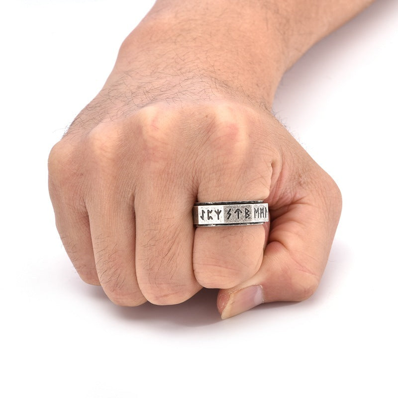 Stainless Steel Rotatable Ring for Men Electroplated Silver Gold Black Varied Sizes 6 7 8 9 10 11 12 13 Online
