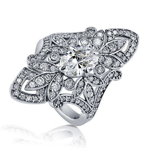 Zircon Inlaid Gold Plated Copper Ring Exquisite Flower Design Elegant Dainty Statement Piece Jewelry Accessory