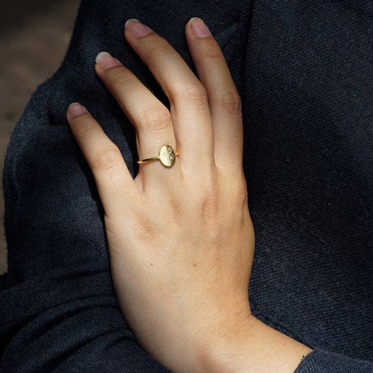 Womens Alloy Flower Ring Floral Design Size 7 Gift for Her