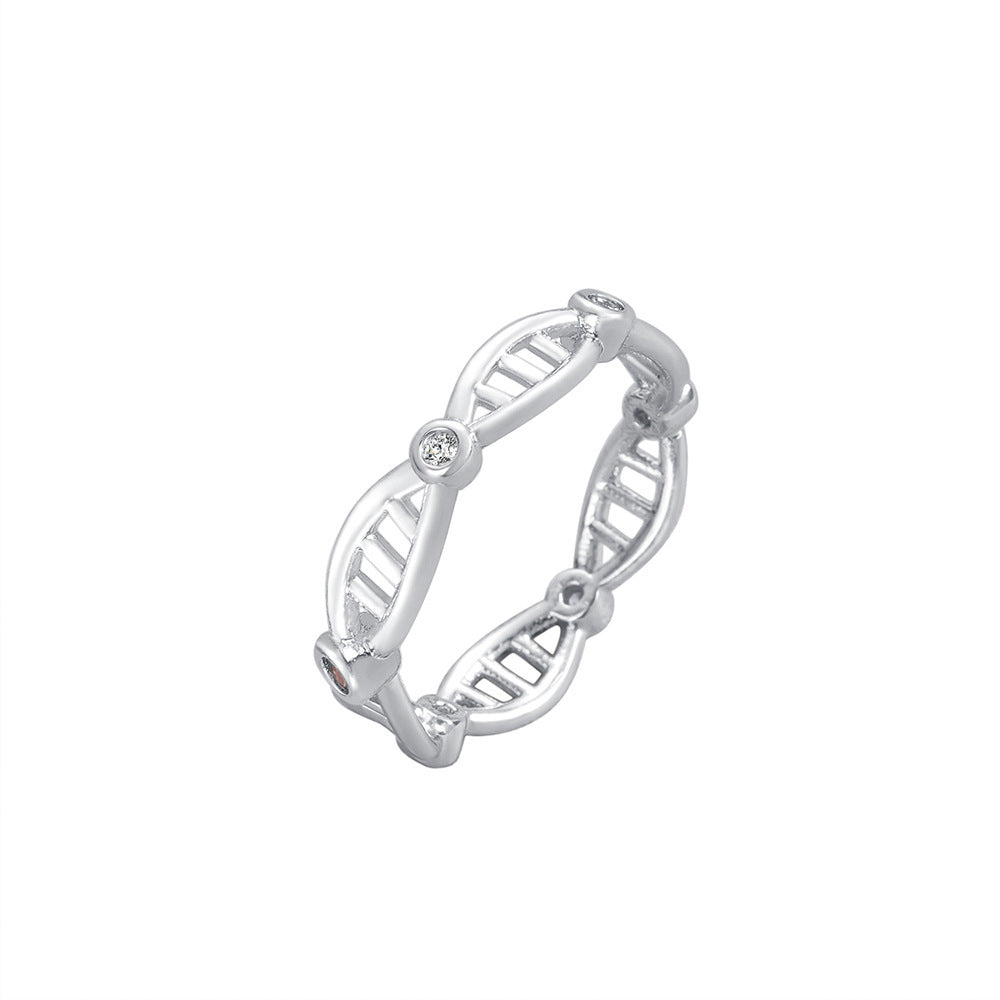 Womens Alloy Hollow Knuckle Ring Adjustable Index Finger Ring Fashionable Design Silver And Gold Finish Shines