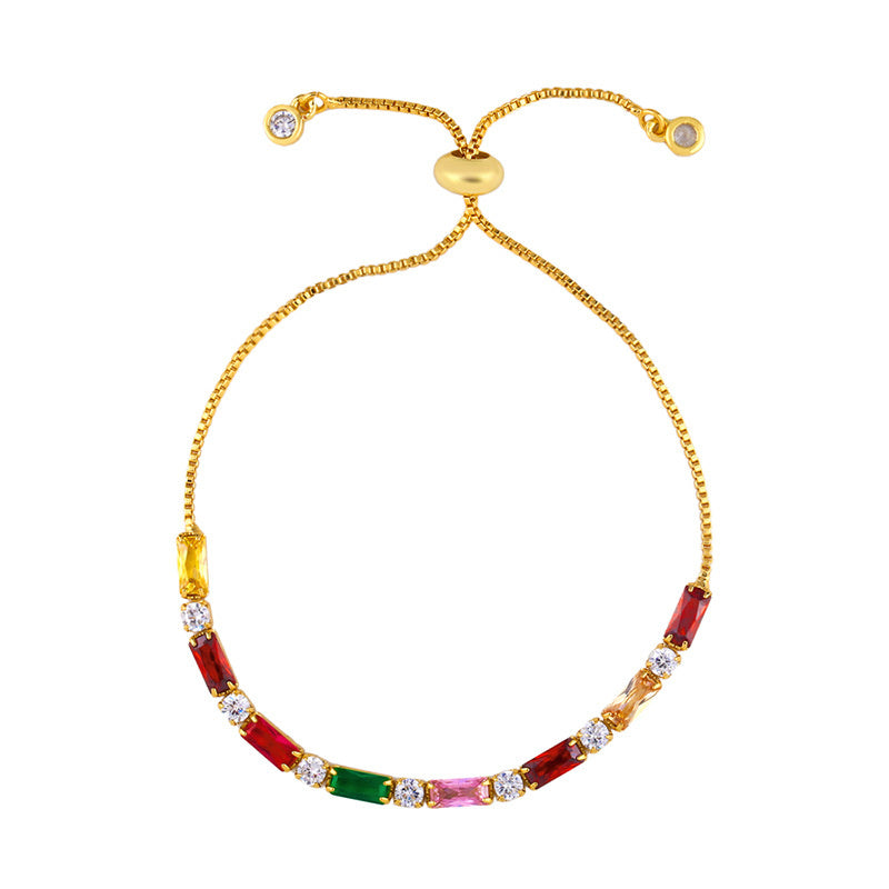 Womens Pearl Bracelet Gold Plated With Artificial Gemstones HeartCross CrownCharms 23cm Chain 24mm Pendant for