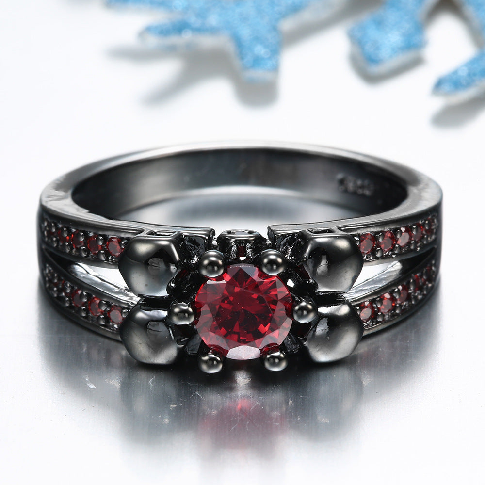 Unisex Gold Plated Brass Ring With Zircon Inlaid Copper Base Metal Jewelry For Men And Women Fashion Accessory