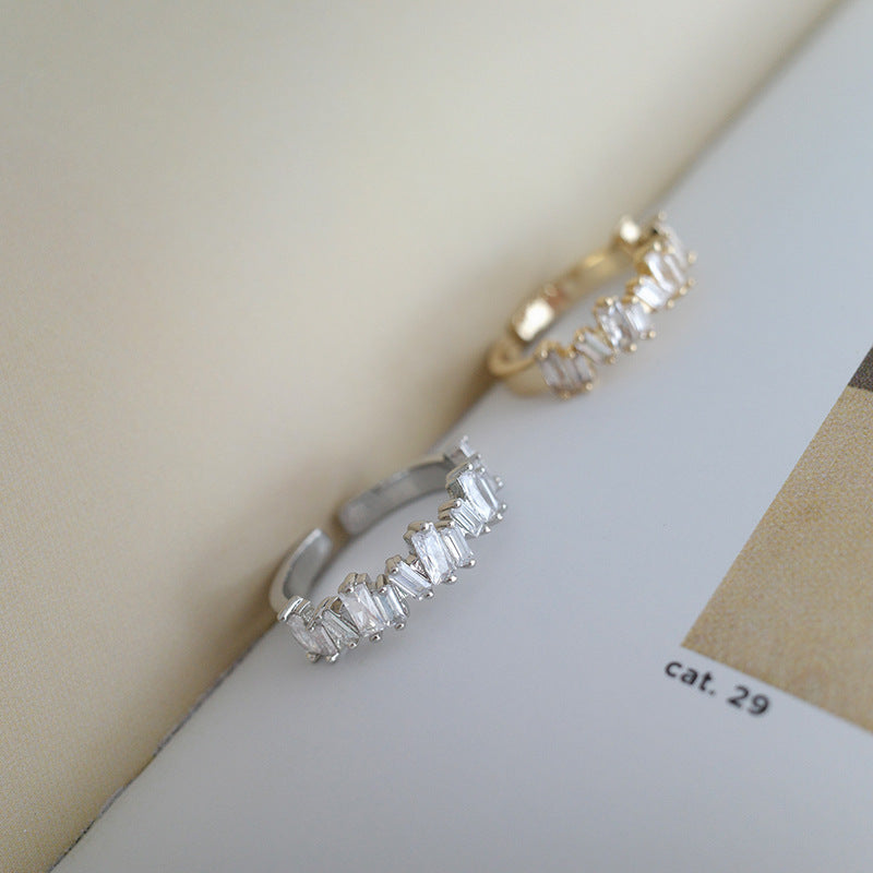 Unisex Index Finger Ring Silver Plated Gold Plated Simple Everyday Ring Fashion Jewelry Gift For Everyday Wear