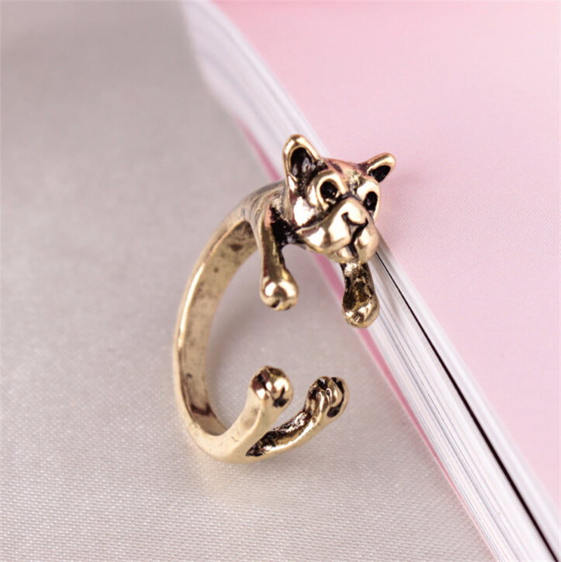 Womens Animal Rings Fashion Alloy Electroplate Adjustable Rings Trendy Finger Rings For Women And Girls Lovely