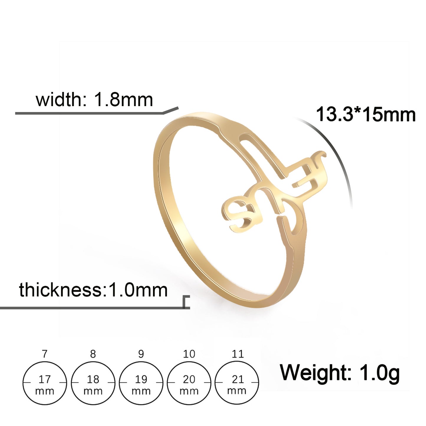 Unisex Titanium Steel Ring With Hollow Cross Interlaced Letter Design Durable Band Jewelry Everyday Style Ring