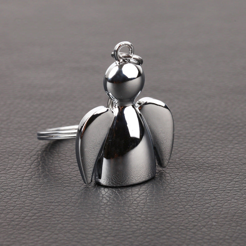 Unisex Angel Keychain Doll Shape Key Ring Zinc Alloy for Keys Bags Accessories Durable Everyday Keychain Items