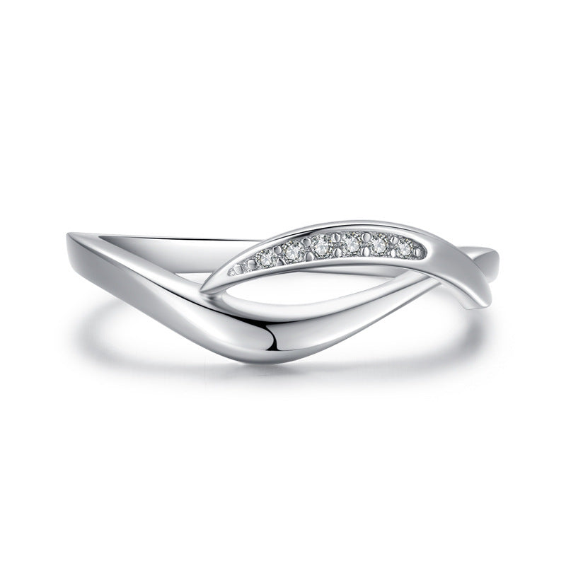 Sterling Silver Diamond Cross Ring For Women With Gemstone Inlay Delicate Religious Jewelry Gift Keepsake For Her