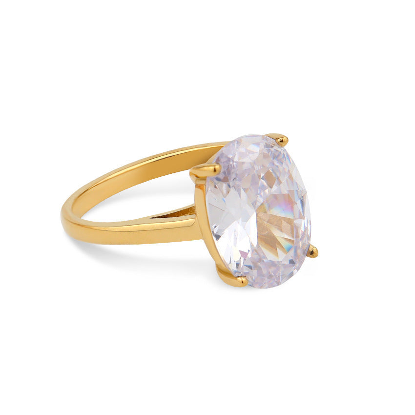 Unisex Stainless Steel Ring With White And Pink Diamond Accents Jewelry Gift For Men And Women For Him And Her