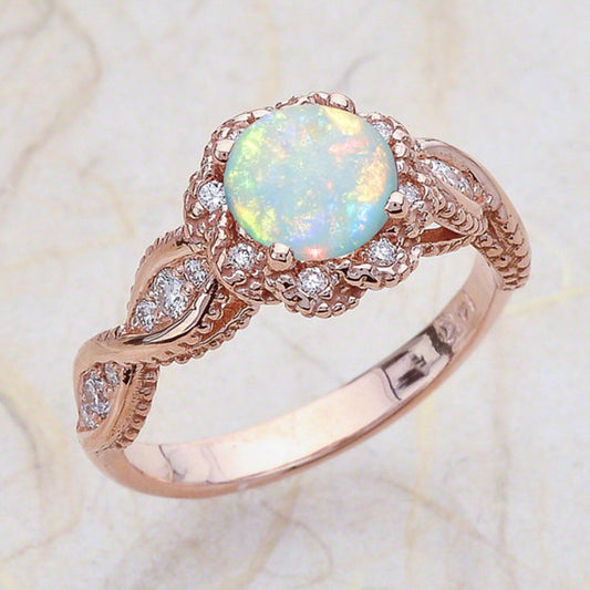 Gold Plated Alloy Crown Ring Inlaid Gemstones European Design Jewelry Gift For Her Elegant Crown Style Jewelry