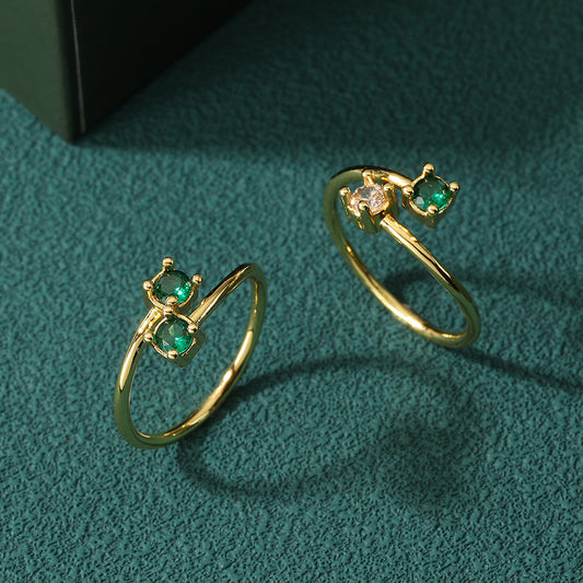 Small Square Ring For Women Adjustable Opening Finger Ring Minimalist Jewelry For Everyday Wear And Casual Use